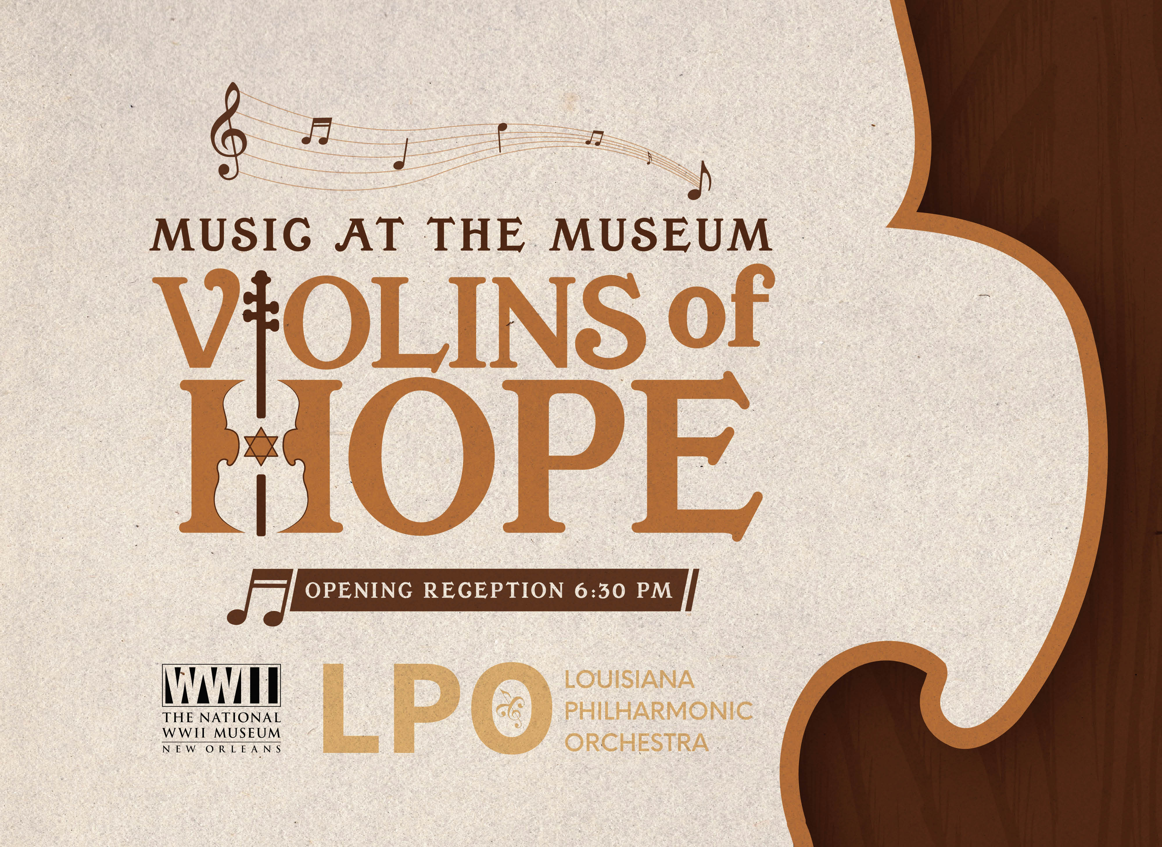 Music at the Museum Violins of Hope The National WWII Museum New